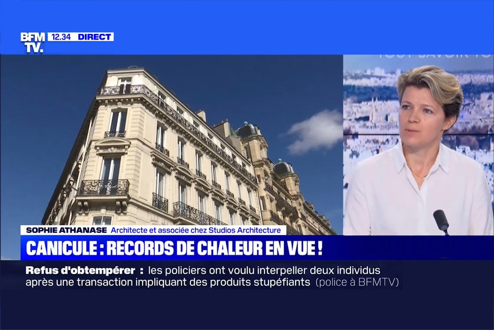 Heat wave: Sophie Athanase on BFM TV